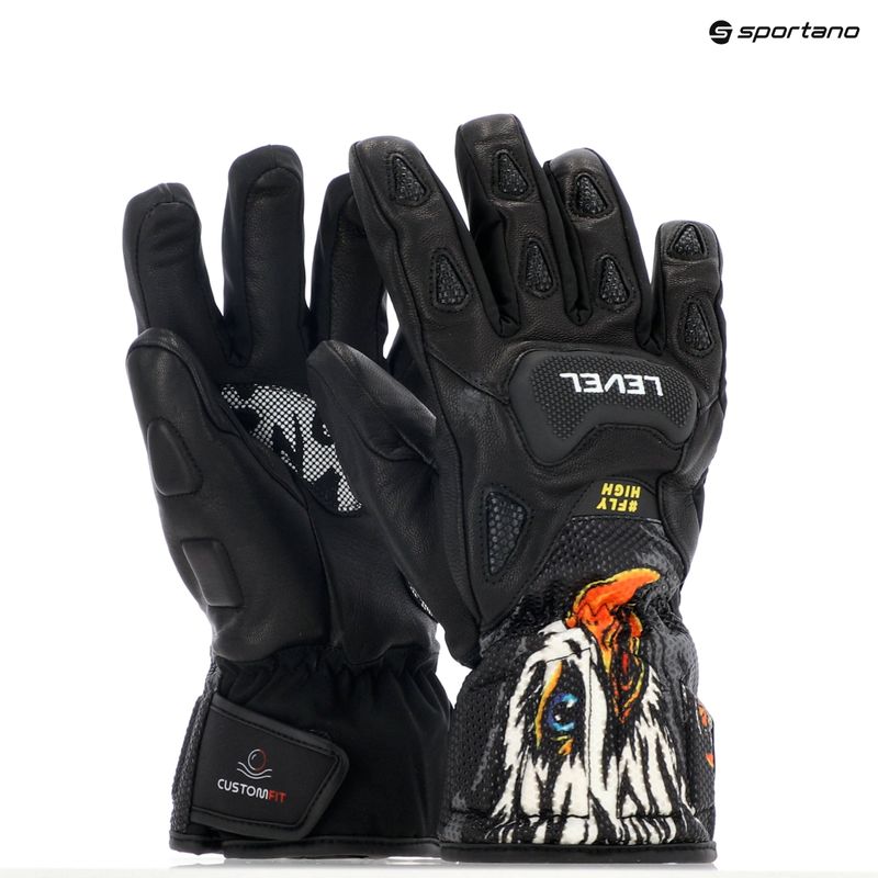 Mănuși de schi pentru copii  Level Sq JR CF pk black 9