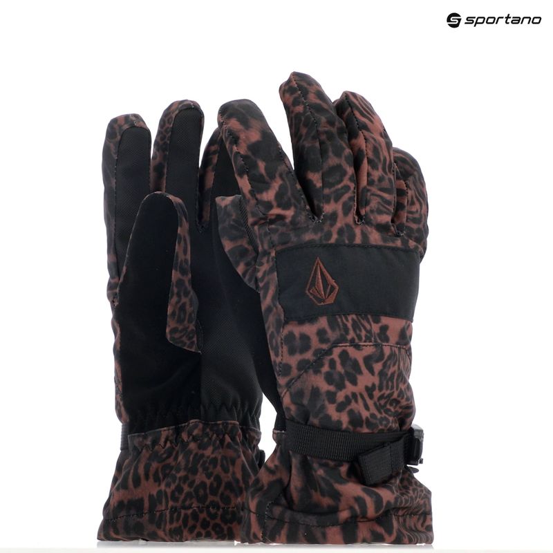 Mănuși de snowboard pentru femei Volcom V.Snow Over Glove leopard 8