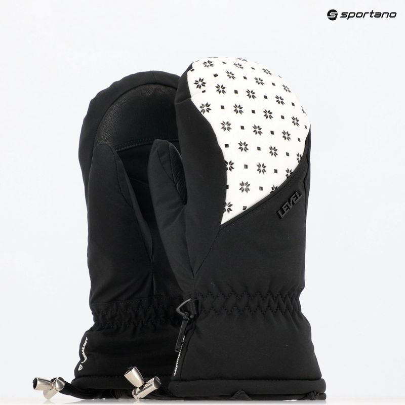 Mănuși de schi pentru femei Level Mummies Mitt black/white 10
