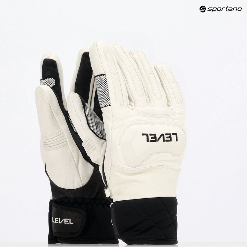 Mănuși de schi Level Race black/white 10