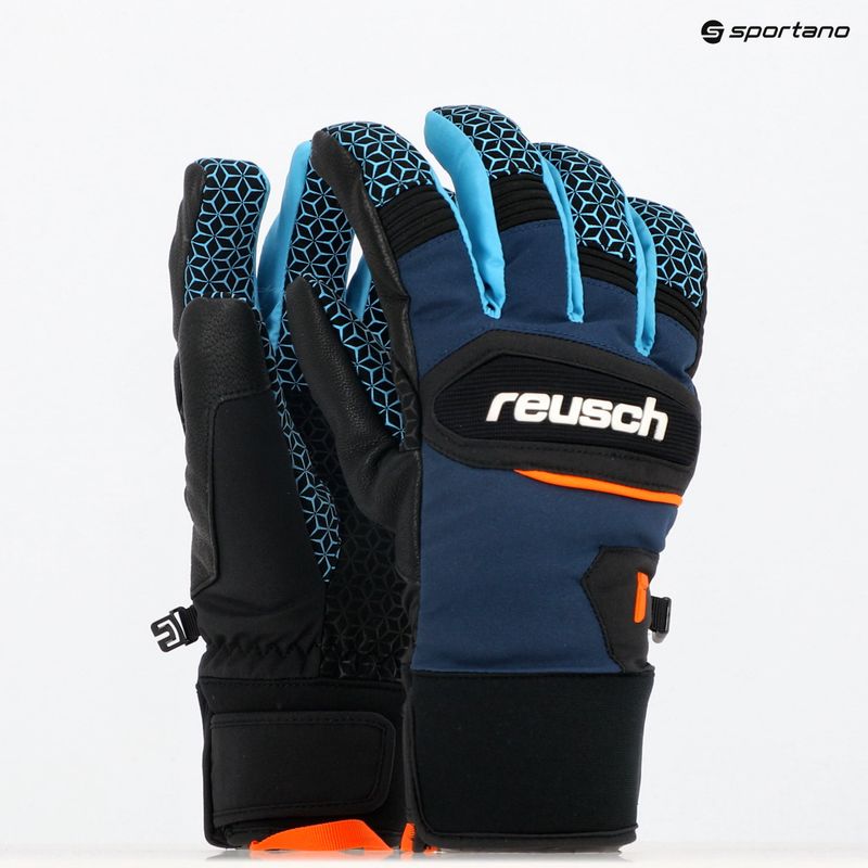Mănuși de schi Reusch Dragon R-Tex XT dress blue/orange popsicl 12
