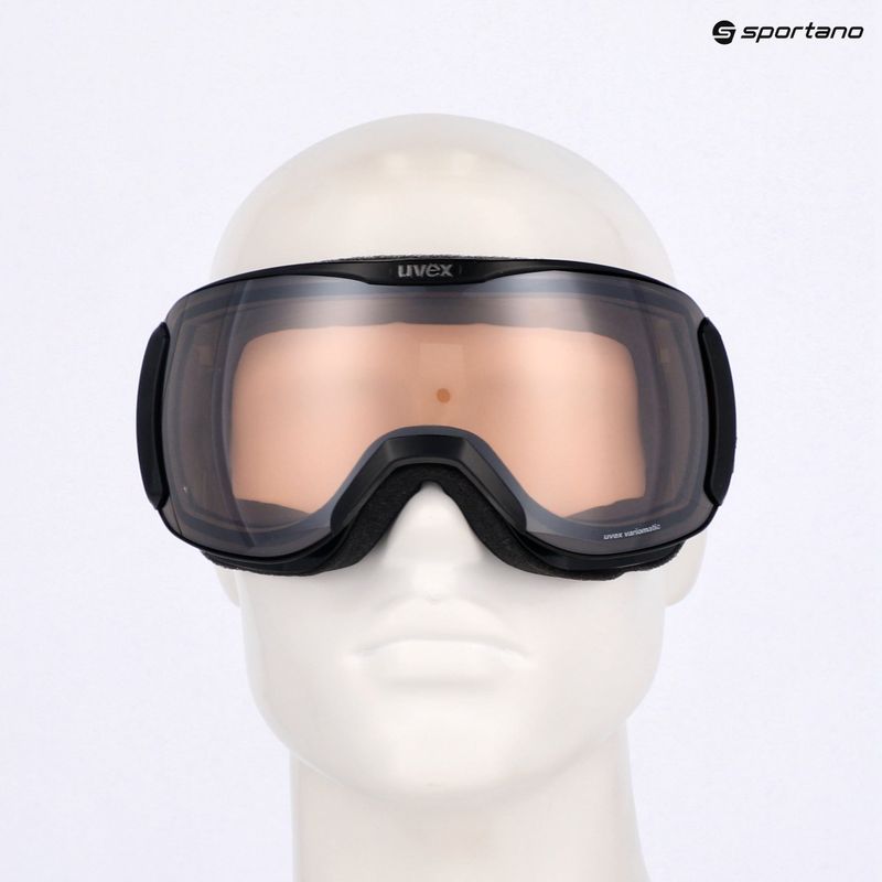 Ochelari de schi  UVEX Downhill 2100 V black shiny/mirror silver clear 7