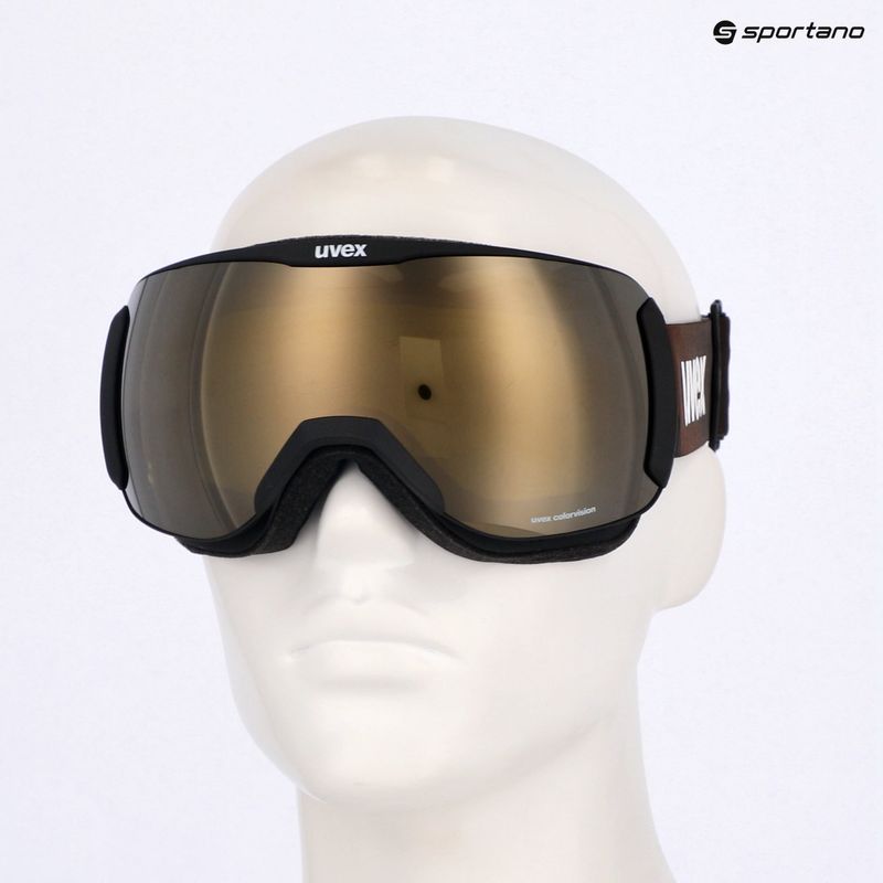 Ochelari de schi  UVEX Downhill 2100 CV black matt/mirror cooper green 7