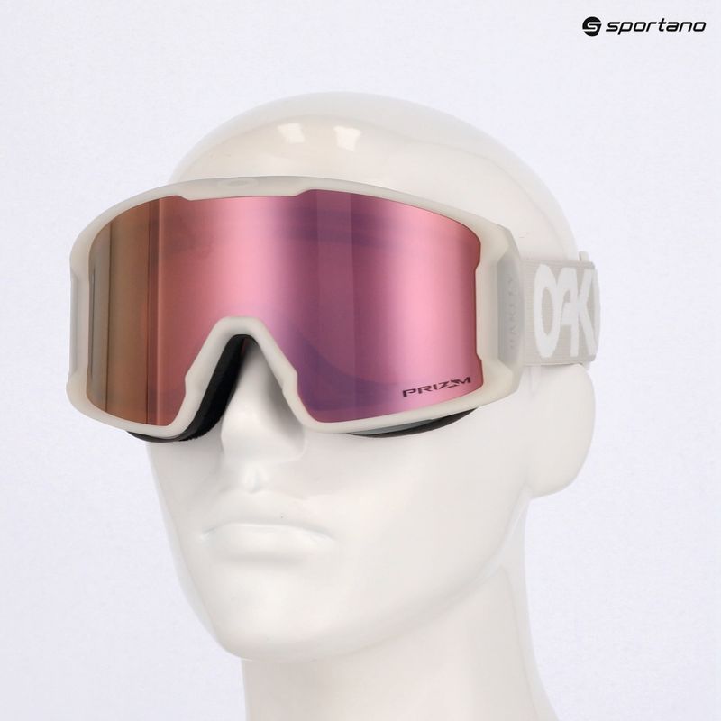 Ochelari de schi  Oakley Line Miner M matte b1b cool grey/prizm rose gold iridium 6