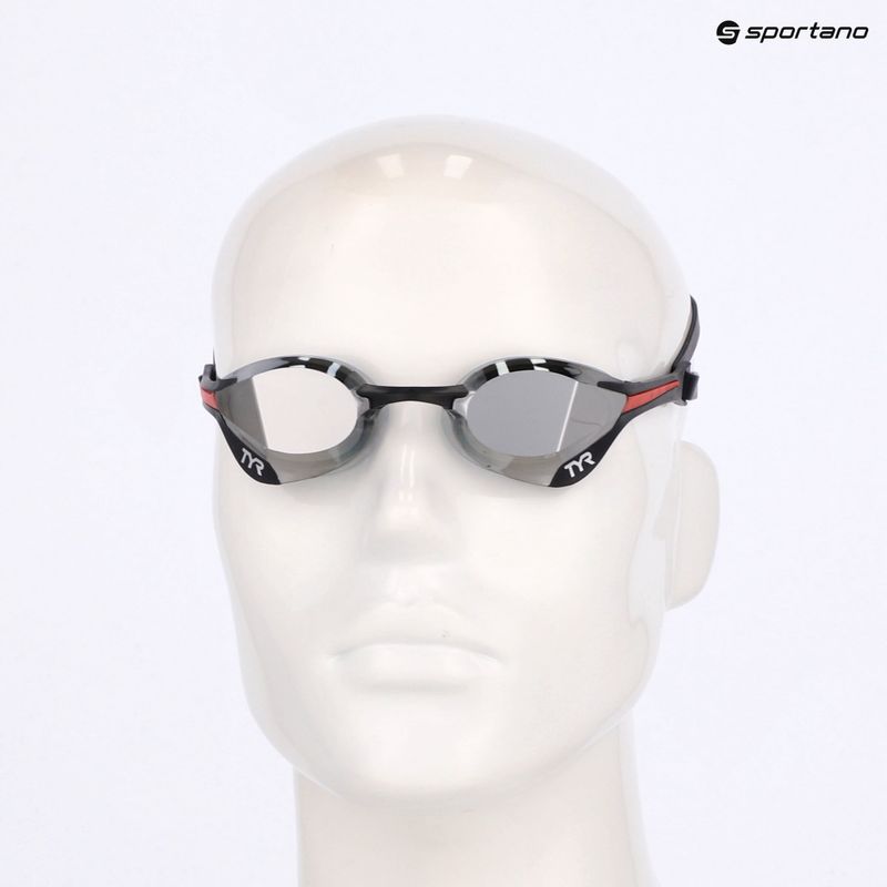 Ochelari de înot TYR Tracer-X Elite Mirrored silver/multi 9