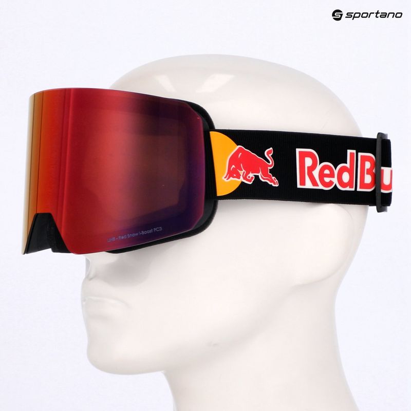 Ochelari de schi Red Bull SPECT Line black/brown with red mirror/cloudy snow 7