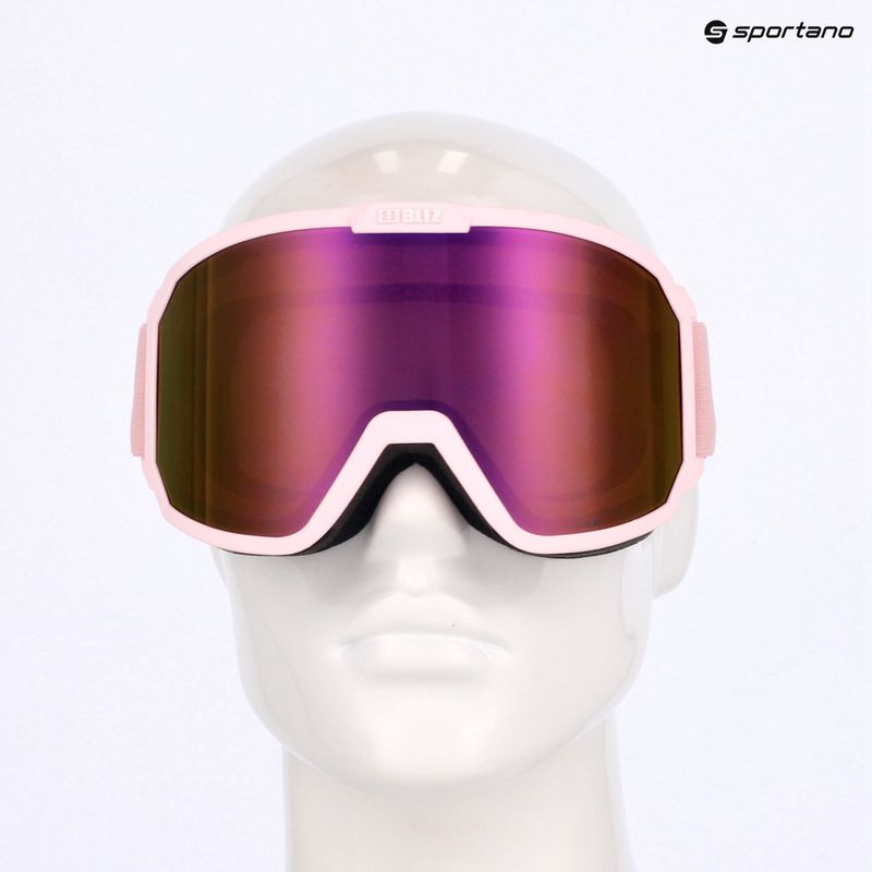Ochelari de schi  Bliz Rave matt powder pink/brown pink multi 11