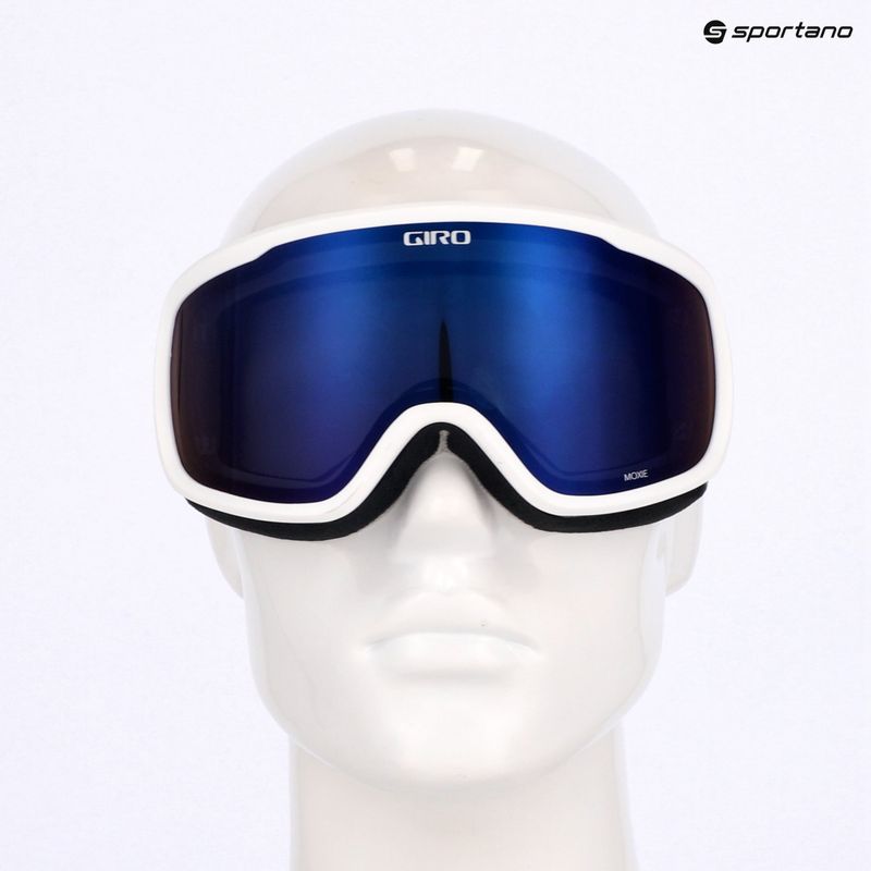 Ochelari de schi pentru femei Giro Moxie white & grey chute/ cobalt/ yellow 10