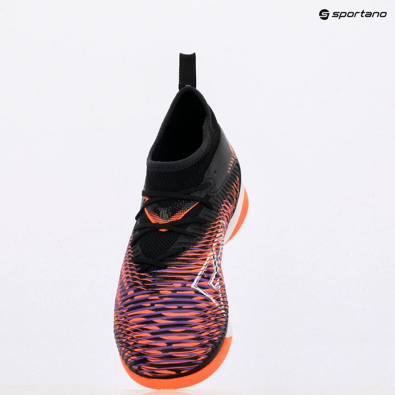 Încălțăminte de fotbal pentru copii PUMA Future 8 Match IT + Mid puma black/ puma white/ glowing red 9