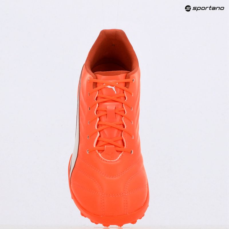 Încălțăminte de fotbal pentru bărbați PUMA King Pro TT glowing red/ puma white/ red fire 9