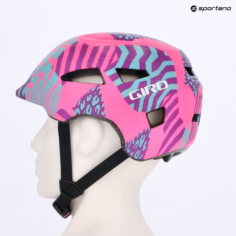 Cască de ciclism pentru copii Giro Scamp II Jr matte pink animal 11