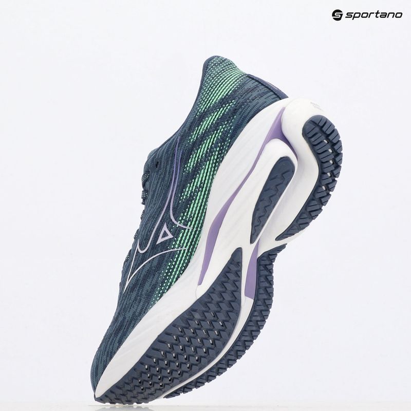 Încălțăminte de alergare pentru femei Mizuno Wave Rider 28 citadel/white/ neo mint 10