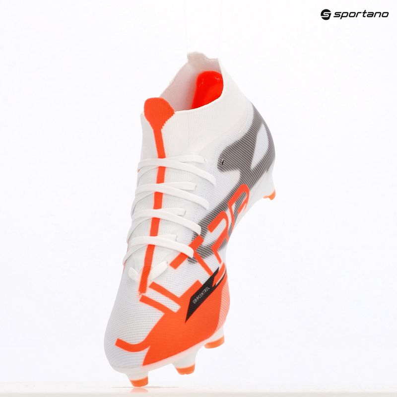 Încălțăminte de fotbal pentru bărbați PUMA Ultra 5 Match+ FG/AG puma white/puma black/glowing red 9