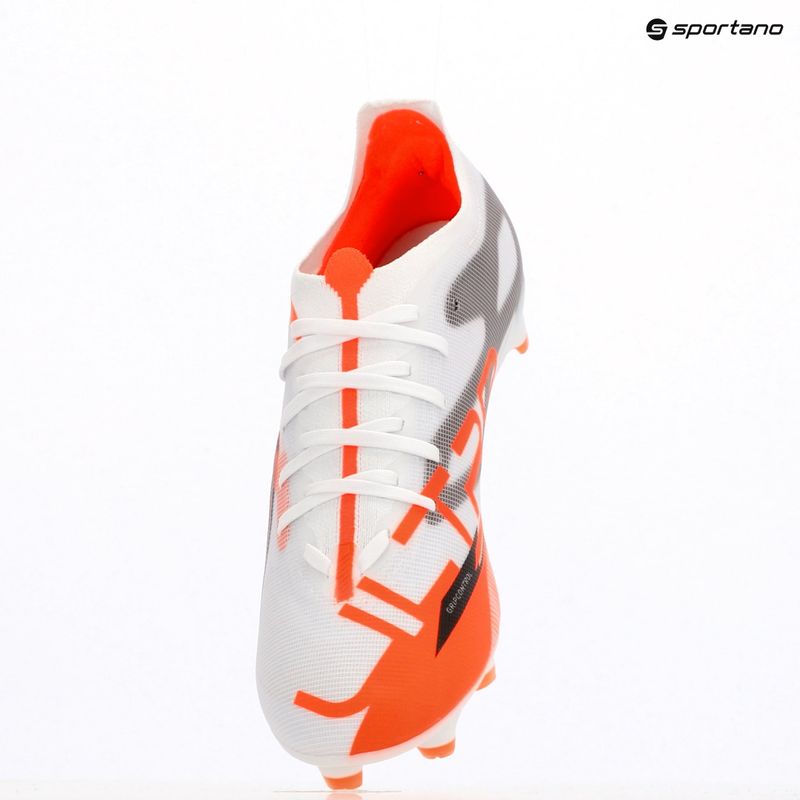 Încălțăminte de fotbal pentru bărbați PUMA Ultra 5 Match FG/AG puma white/puma black/glowing red 9