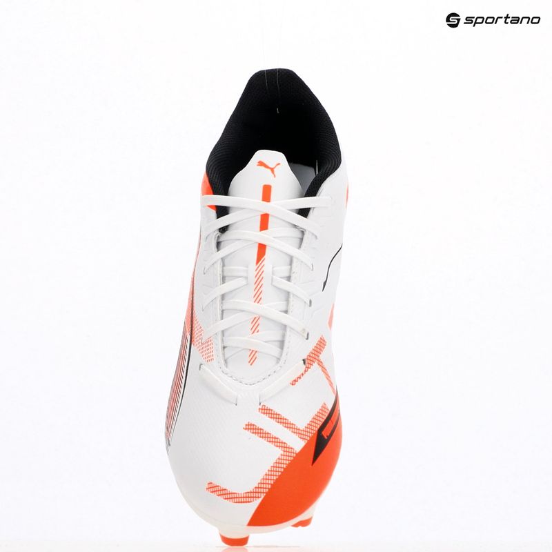 Încălțăminte de fotbal PUMA Ultra 5 Play FG/AG puma white/puma black/glowing red 9