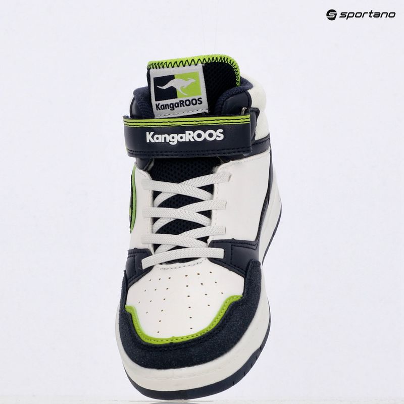 KangaROOS K-CP Dunkin Mid EV dark navy/lime pantofi pentru copii 9
