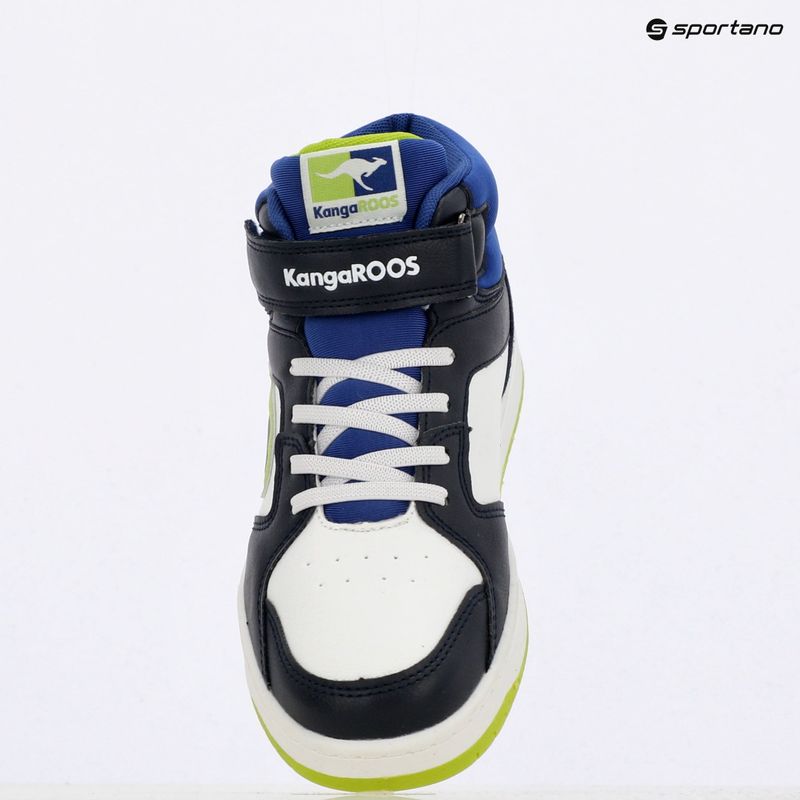 Pantofi pentru copii KangaROOS K-CP Hogan EV dark navy/lime 10
