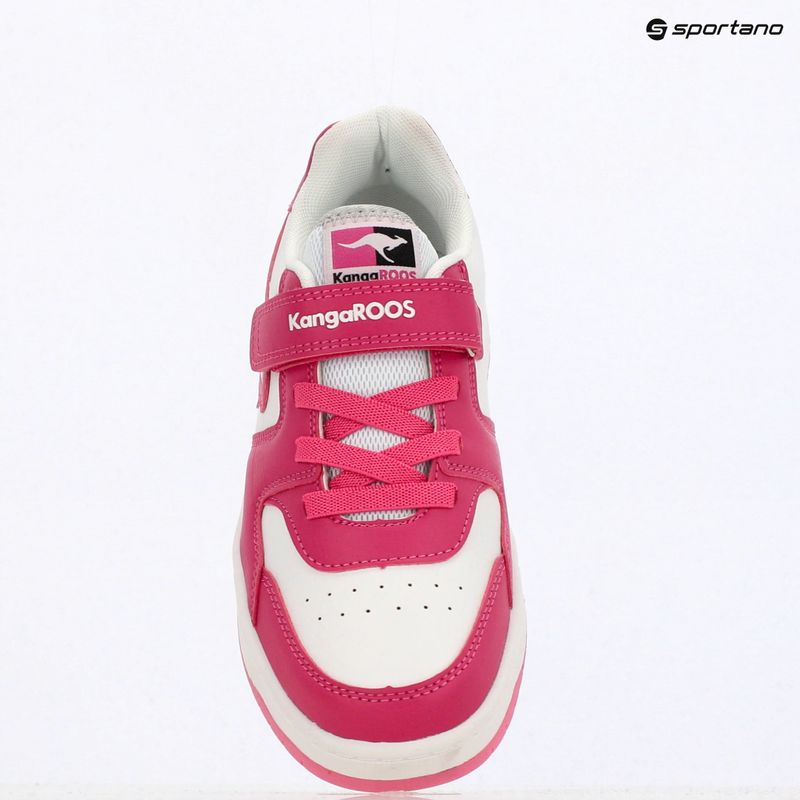 Pantofi pentru copii KangaROOS K-CP Fair EV daisy roz/alb 10