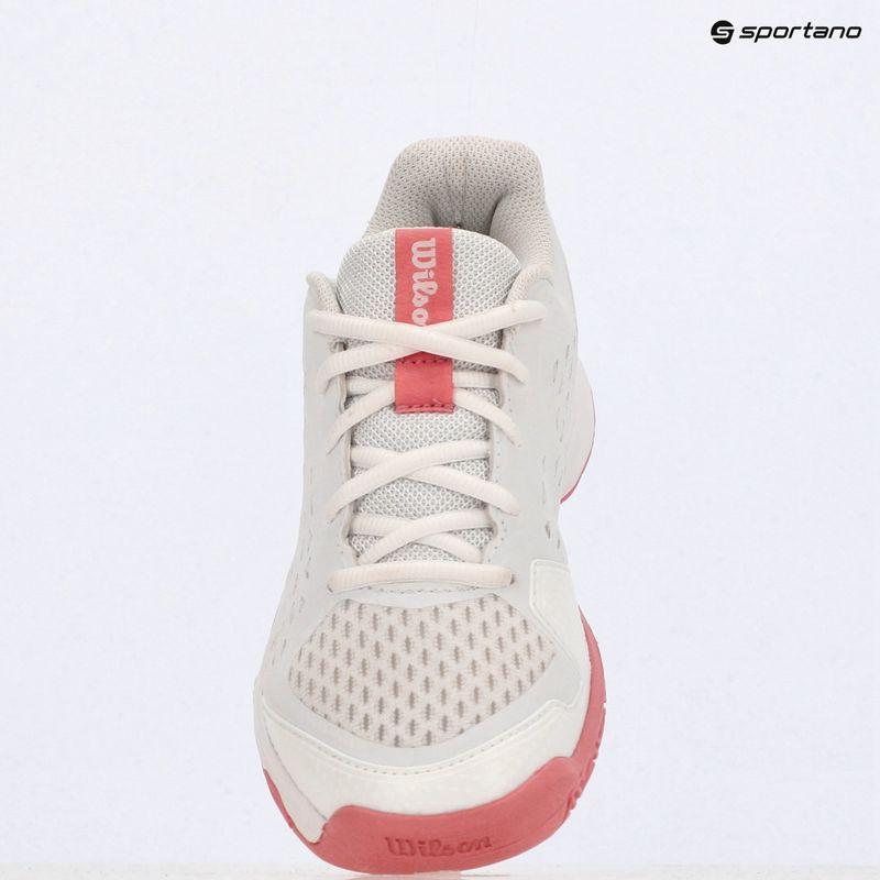 Pantofi de tenis pentru copii Wilson Rush Pro L Jr alb/ alb/ mauveglow 9