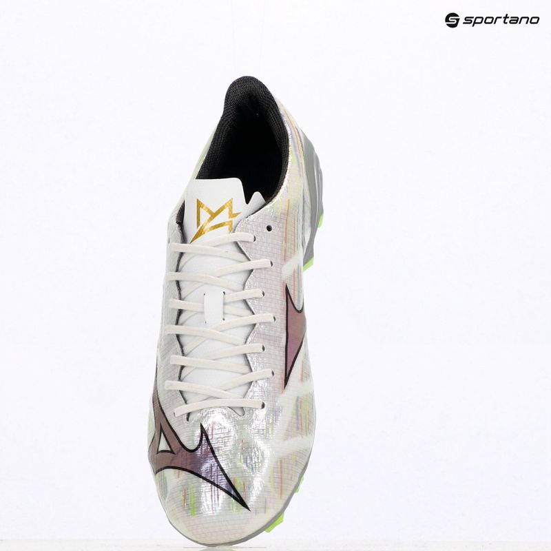 Încălțăminte de fotbal pentru bărbați Mizuno α II Pro Md white 9