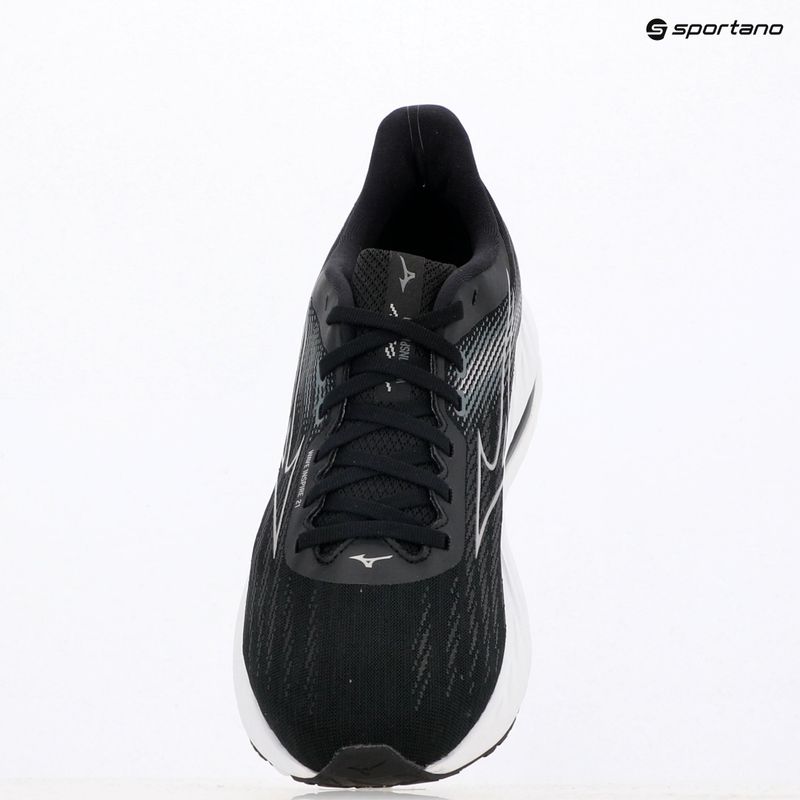 Încălțăminte de alergare pentru bărbați Mizuno Wave Inspire 21 black/silver/metallic gray 9