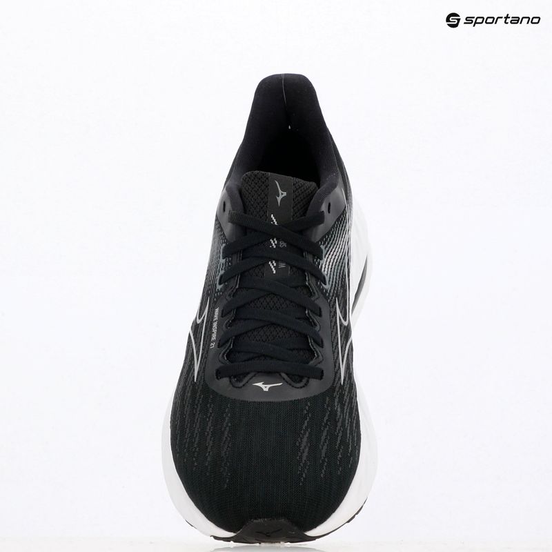 Încălțăminte de alergare pentru bărbați Mizuno Wave Inspire 21 2E black/silver/metallic gray 9