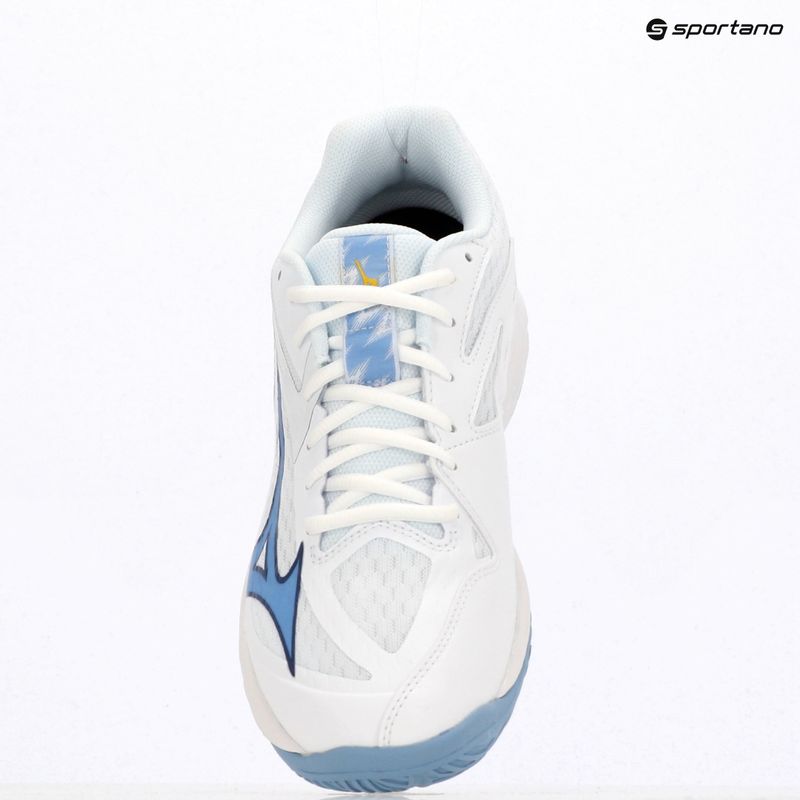 Încălțăminte de volei Mizuno Thunder Blade Z white/bellwether blue/bel air blue 9