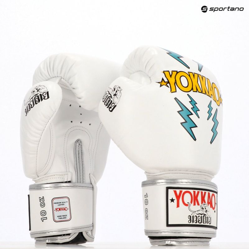 Mănuși de box pentru bărbați YOKKAO Stadium white 8