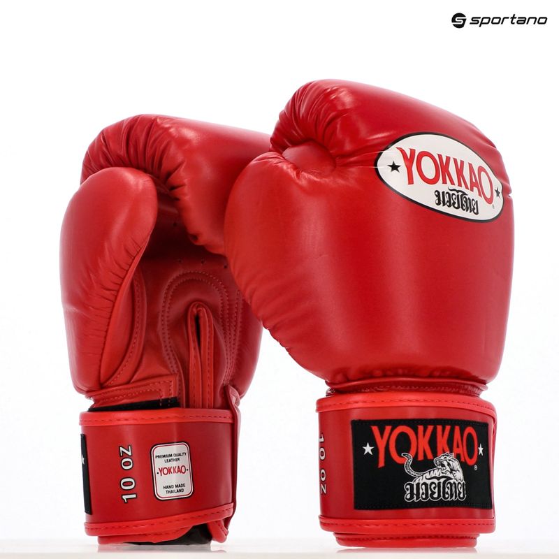 Mănuși de box pentru bărbați YOKKAO Matrix red 12