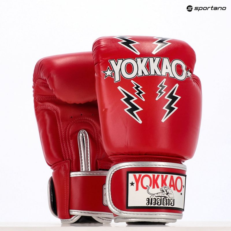 Mănuși de box pentru bărbați YOKKAO Stadium red 8