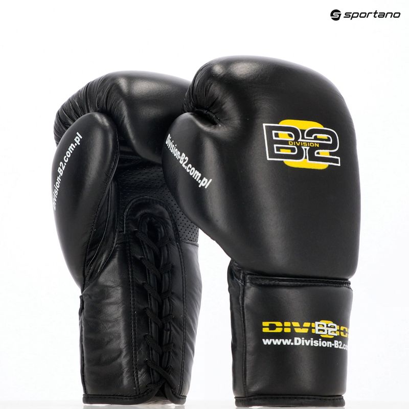 Mănuși de box DIVISION B-2 DIV-PFG1500 Pro 3-Layer Foam black 12