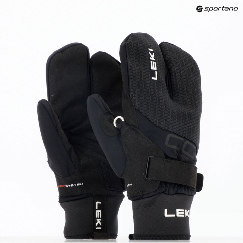 Mănuși de schi LEKI CC Thermo Shark Lobster (2+2) black 10