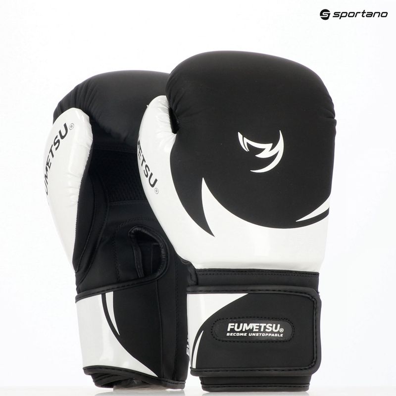 Mănuși de box FUMETSU Ghost S3 Boxing black/ white 7