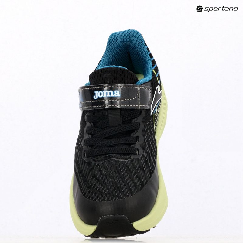 Încălțăminte  de alergare pentru copii Joma Super Cross black/ lime 9