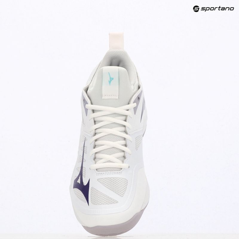 Încălțăminte de volei Mizuno Wave Dimension white/violet indigo/camellia rose 9
