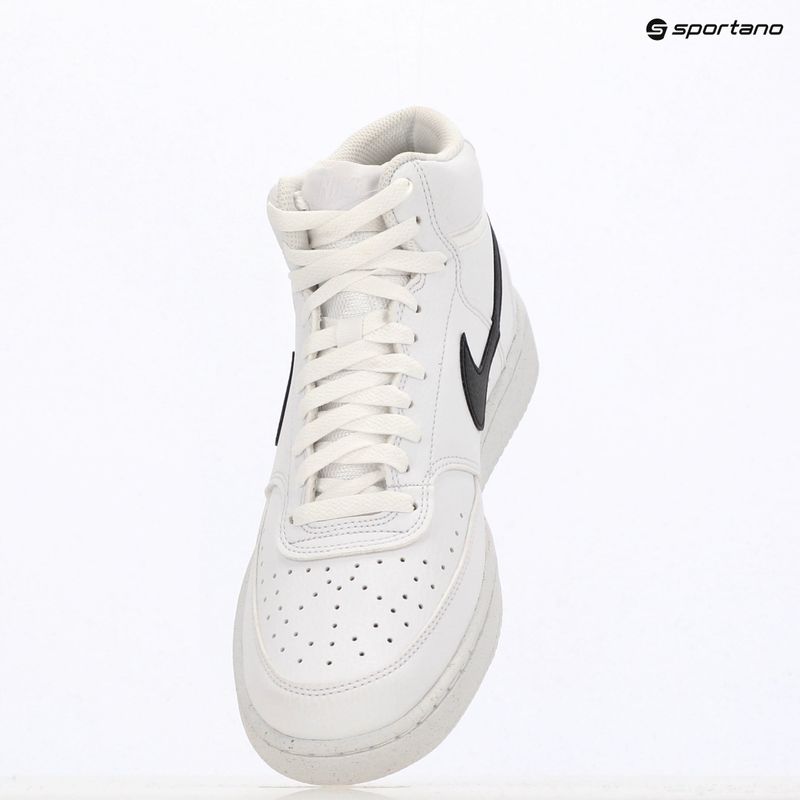 Încălțăminte pentru bărbați Nike Court Vision Mid Next Nature white/white/black 9
