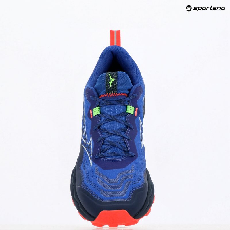 Încălțăminte de alergare pentru bărbați Mizuno Wave Daichi 9 reflex blue c/white/green geck 9