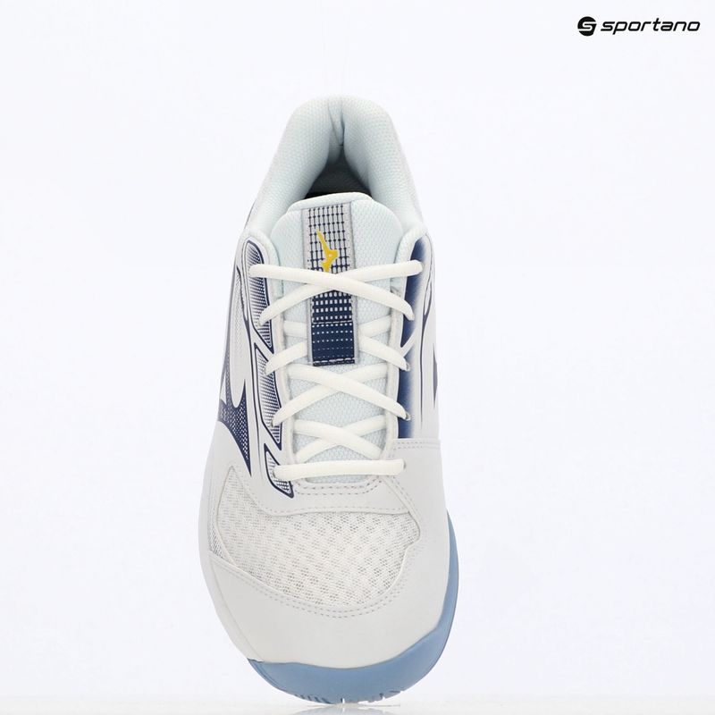 Încălțăminte de volei Mizuno Cyclone Speed 5 white/bellwether blue/bel air blue 9