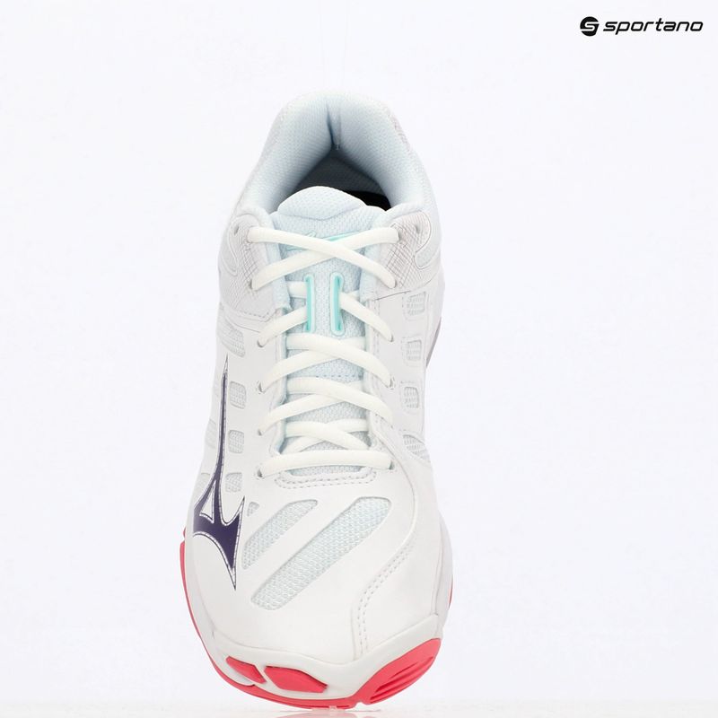 Încălțăminte de volei Mizuno Wave Voltage 2 white/violet indigo/camellia rose 11