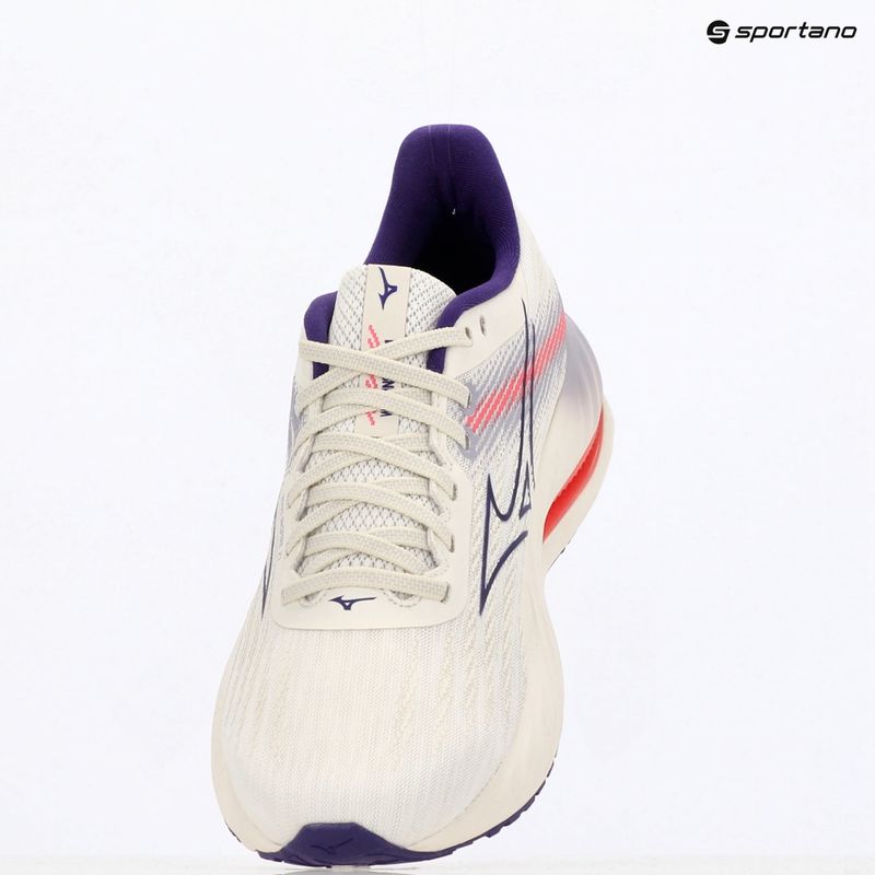 Încălțăminte de alergare pentru femei Mizuno Wave Inspire 21 snow white/vintage indigo/camellia rose 9