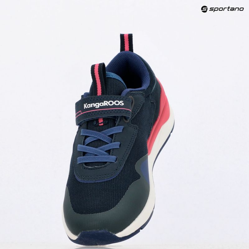 KangaROOS KD-Gym EV pantofi pentru copii dark navy/fandango roz 11