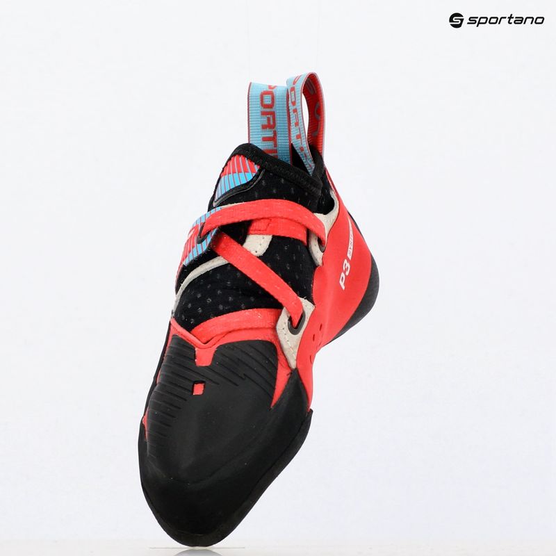 Încălțăminte de cățărare pentru femei La Sportiva Solution Comp hibiscus/ malibu blue 9