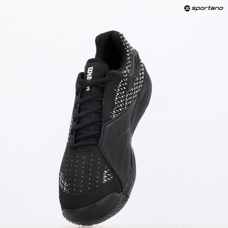 Pantofi de tenis pentru bărbați Wilson Rush Pro Extra Duty negru/ negru/ alb 21