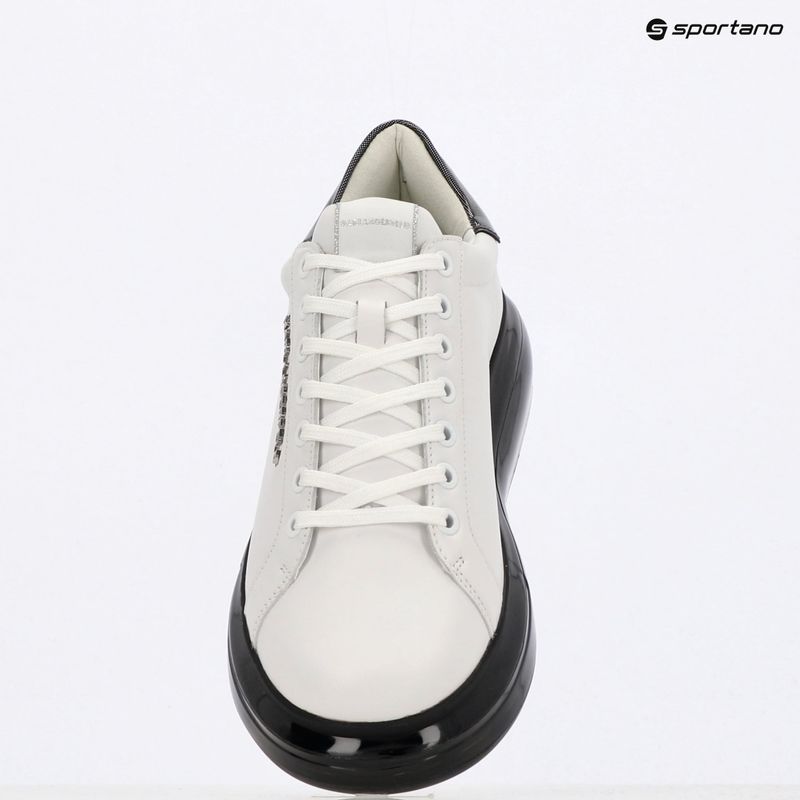 Încălțăminte pentru bărbați KARL LAGERFELD Kapri Kushion white leather w/black 9