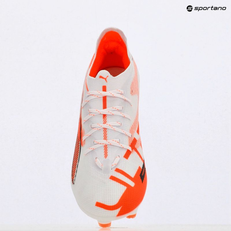 Încălțăminte de fotbal pentru bărbați  PUMA Ultra 5 Pro FG/AG puma white/puma black/glowing red 9