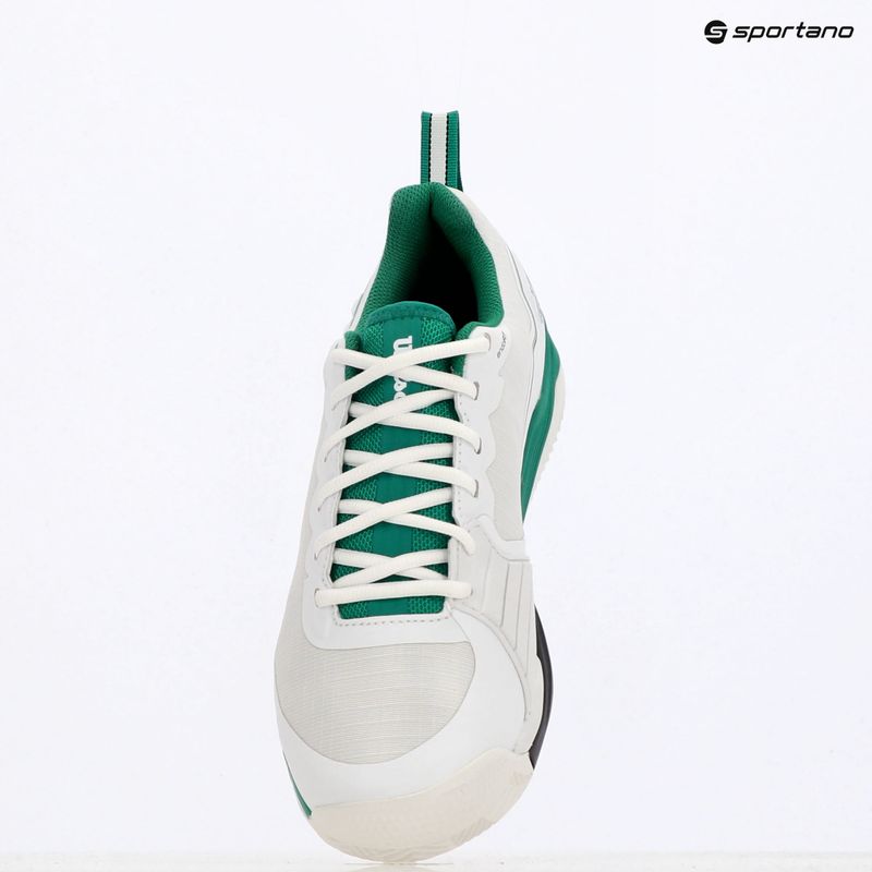 Pantofi de tenis pentru bărbați Wilson Rush Pro 4.5 Clay alb/ bosfor/ negru 9