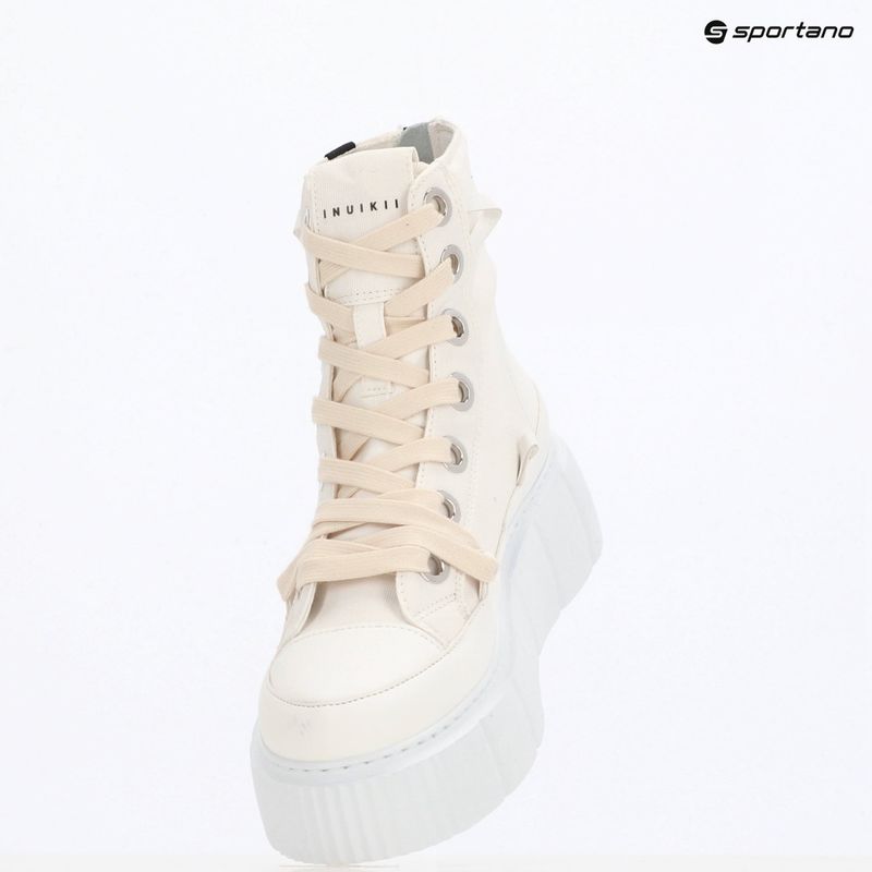 Încălțăminte pentru femei INUIKII Matilda Canvas High white 11