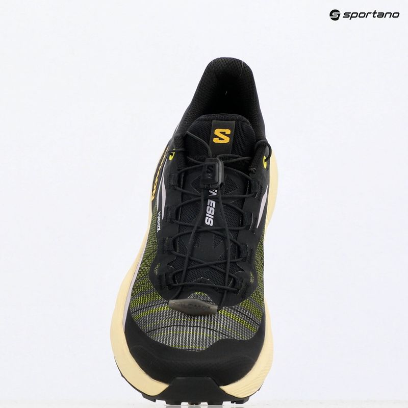 Pantofi de alergare pentru femei Salomon Genesis negru/surphur spring/orchid petal 11