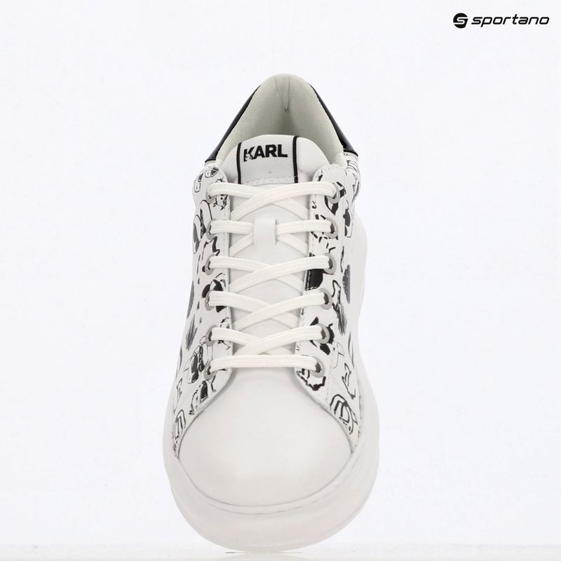 Încălțăminte pentru femei KARL LAGERFELD Kapri Twin Nft Graffiti white leather w/black 9