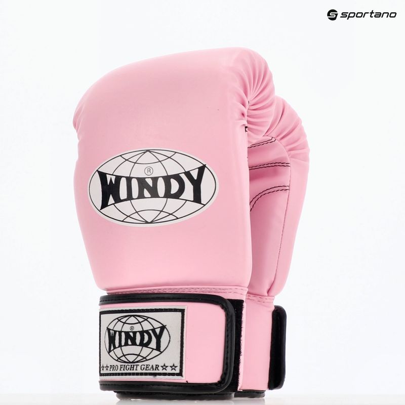 Mănuși de box WINDY Classic Synthetic Leather pink 8